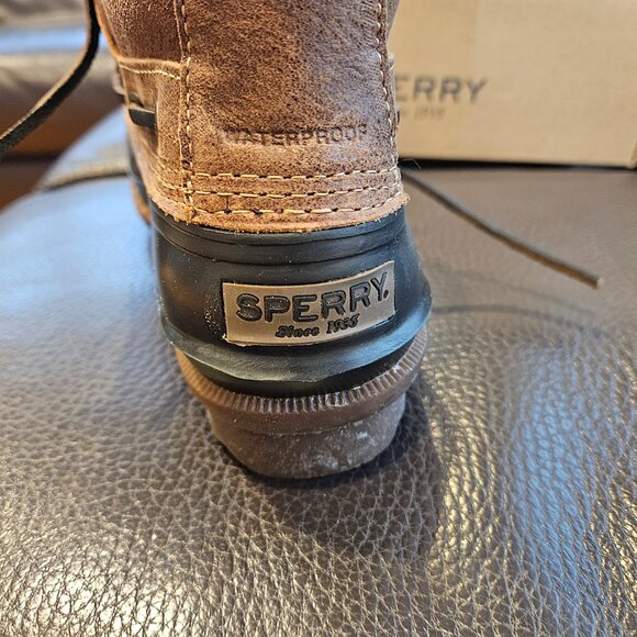 Sperry Decoy Shearling Boot NIB Brwn main image 4